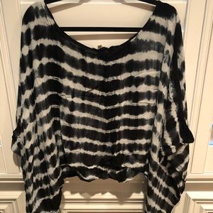 Charlotte Russe loose fitting, batwing sleeve top